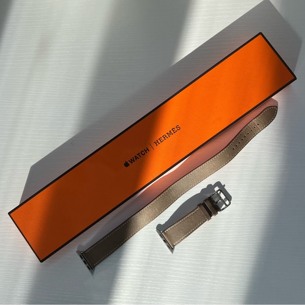 Apple Watch Hermès - Double Tour Etoupe